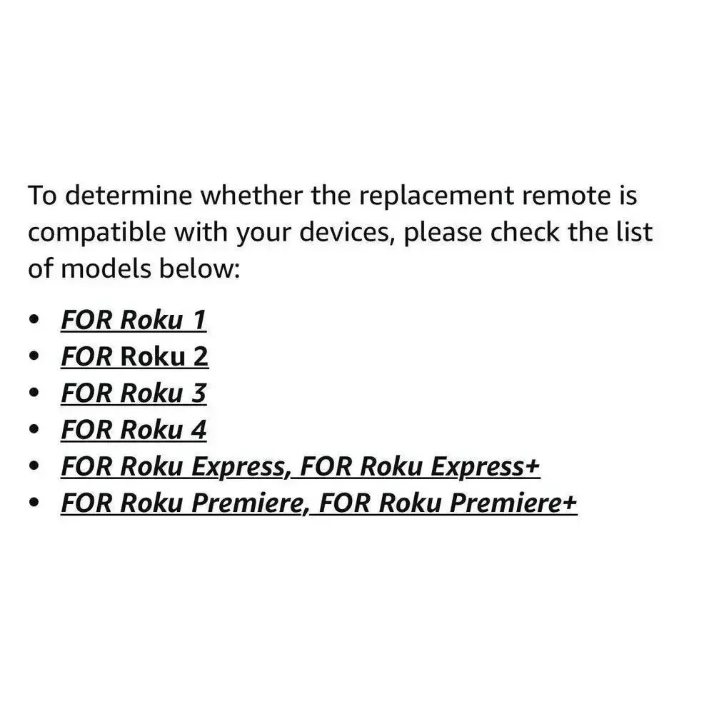 Universal Remote Control for Roku‎ 1234 Express Premiere Box Player Not Stick/TV - Picture 9 of 10